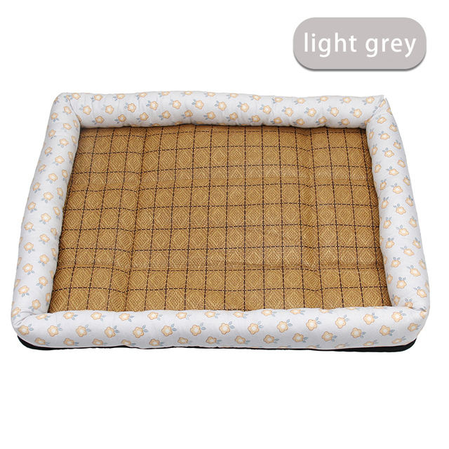 Summer Cooling Pet Bed - Breathable Ice Mat Kennel for Dogs & Cats