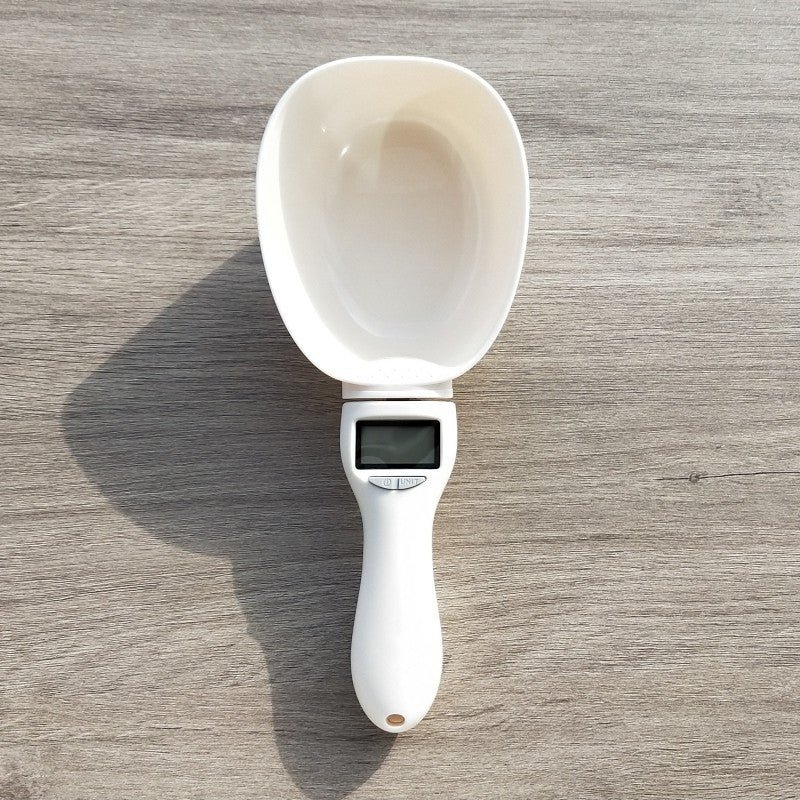 Electronic Pet Food Measuring Scoop - LCD Display Dog & Cat Feeder Scale
