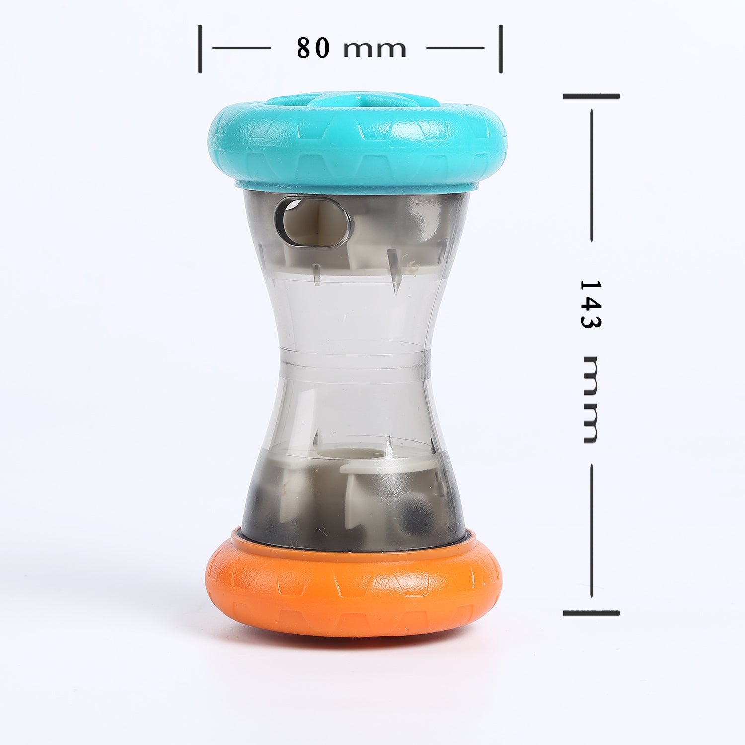 Interactive Dumbbell Dog Treat Dispenser & Slow Feeder Puzzle Toy