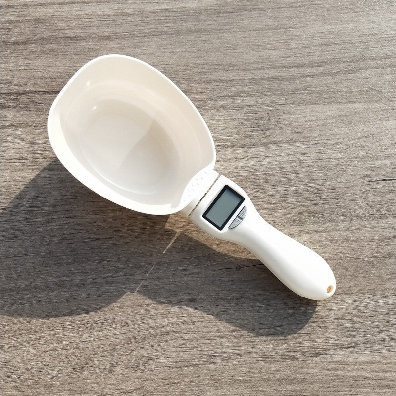 Electronic Pet Food Measuring Scoop - LCD Display Dog & Cat Feeder Scale