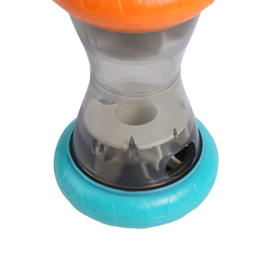 Interactive Dumbbell Dog Treat Dispenser & Slow Feeder Puzzle Toy