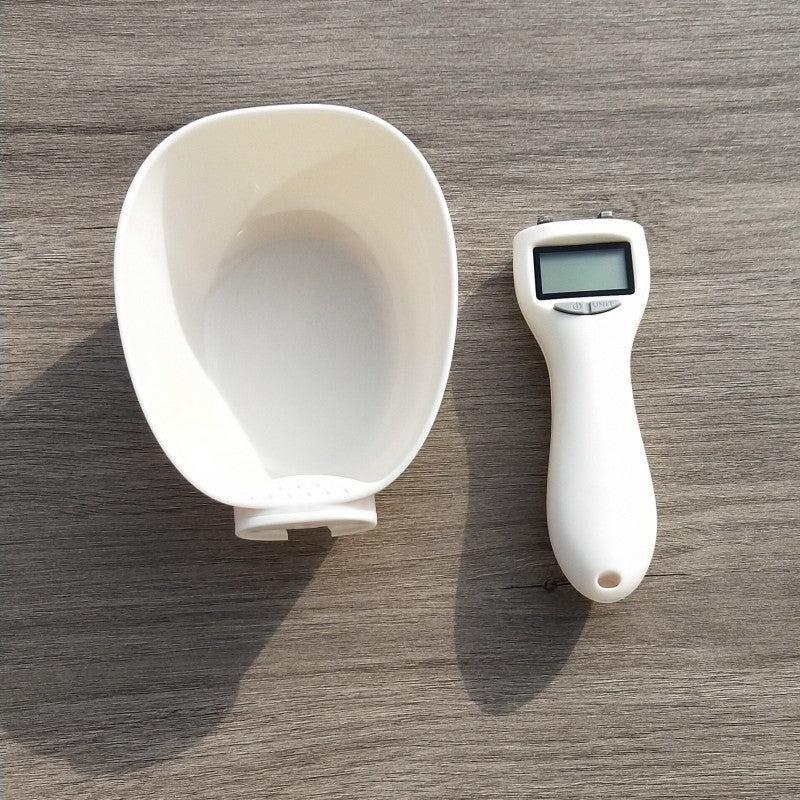 Electronic Pet Food Measuring Scoop - LCD Display Dog & Cat Feeder Scale